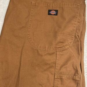 Dickies Men's Brown Cotton Blend Work Pants 42x32 Construction LU239BD